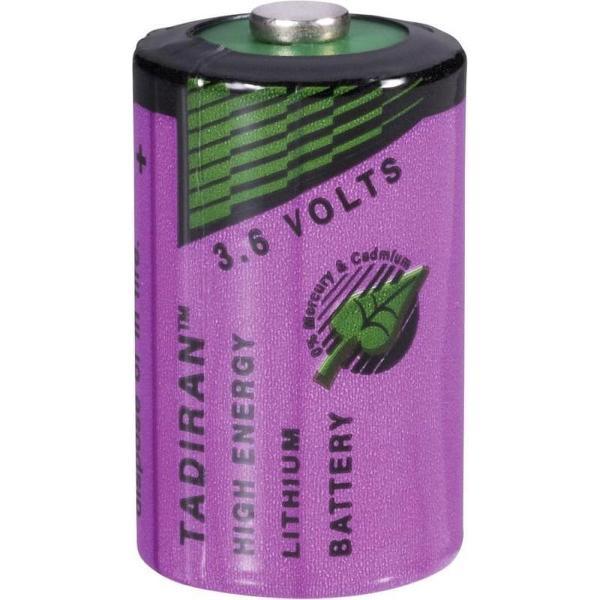 1 Stuk - Tadiran SL-750 / 1/2 AA Lithium batterij 3.6V