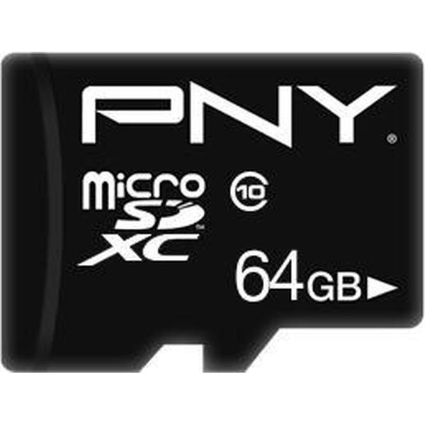 PNY Performance Plus flashgeheugen 64 GB MicroSDXC Klasse 10