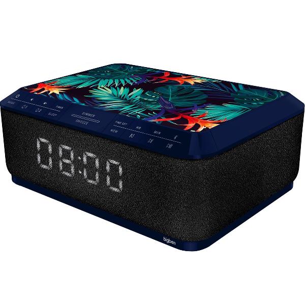 Bigben Wekkerradio - Draadloze Telefoon Oplader - Jungle