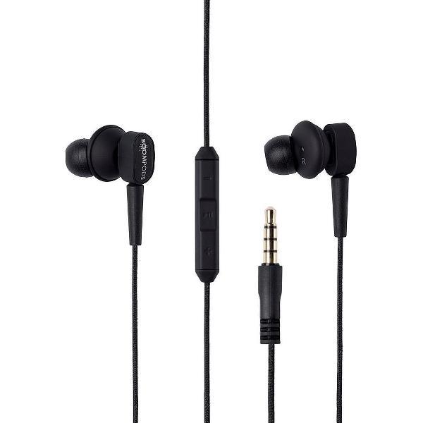 Boompods earbuds In-ear Stereofonisch Bedraad Zwart mobiele hoofdtelefoon