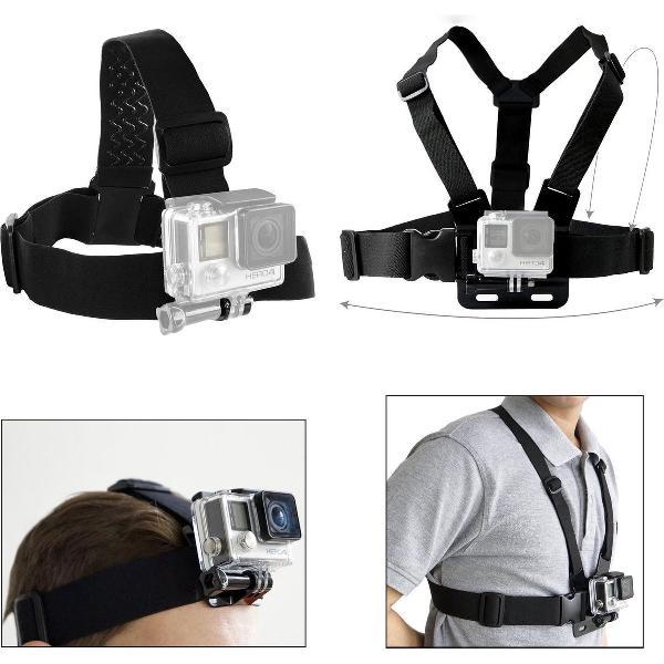 hoofdband, borstband, borsthouder gopro hero 5 etc.