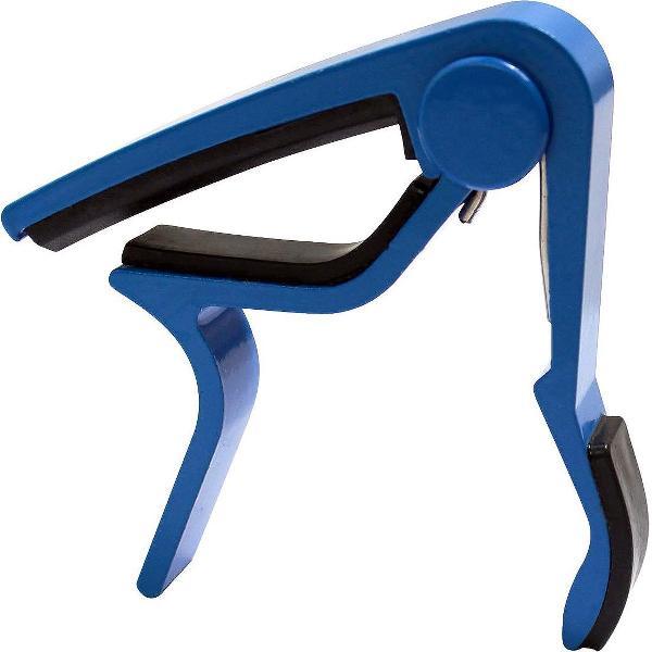 Gitaar Capo Deluxe - voor gitaren met stalen snaren – Blauw