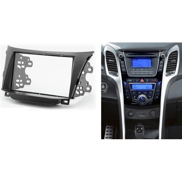 2-DIN HYUNDAI i-30 2012+; Elantra GT (GD) 2012+ frame Audiovolt 11-184