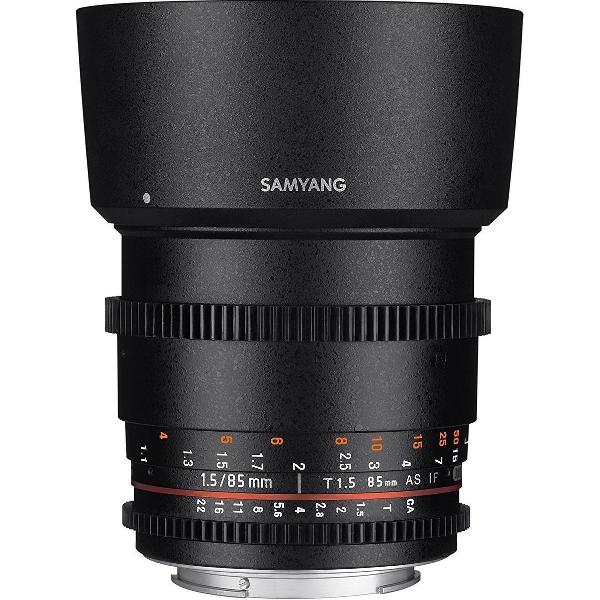 Samyang 85mm T1.5 Vdslr As Umc - Prime lens - geschikt voor Sony
