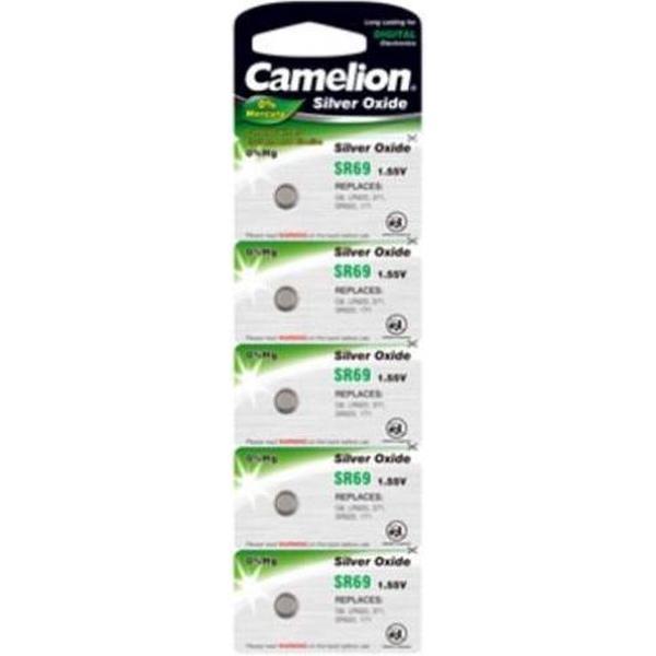 Camelion 371/370 - 371 - 370 - SR920SW - SR69W - AG6 - LR69 Zilveroxide horlogebatterij - 5 stuks