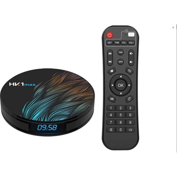 DrPhone KODi3 - Krachtige Android TV Box Mediaspeler - 4G 32GB - Android 8.1 TV Box Dual Wifi - Bluetooth - Maakt TV Smart - Voice Control – 4K UHD 3840 x 2160 - Airplay DLNA - Zwart