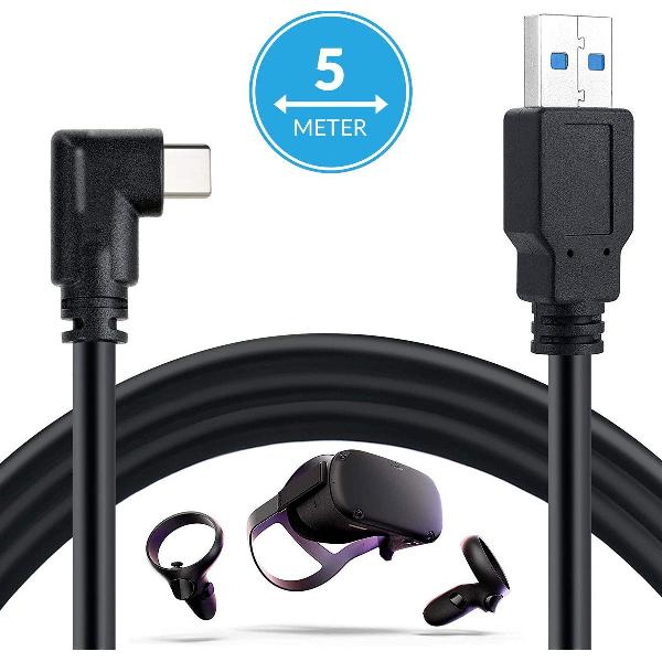 YONO Oculus Quest 2 Link Kabel – Accessoires – USB C Naar USB A 3.0 – 5 Meter