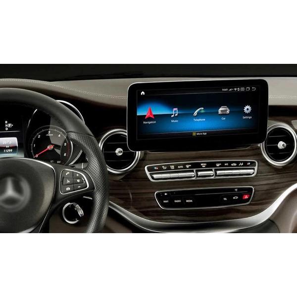Mercedes C klasse w205 navigatie 2014-2018 carkit android 10 met draadloos carplay