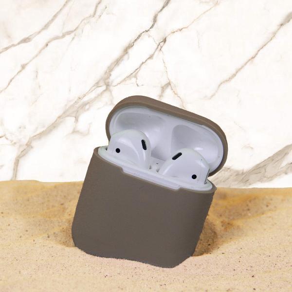 Beige Soft AirPods Case - AirPods Case - AirPods 1 en 2 - Beige - Soft
