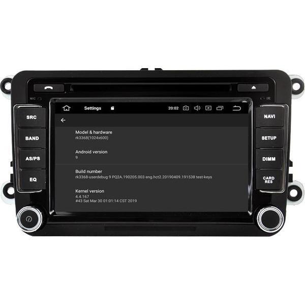 Android 10 navigatie vw golf polo passat caddy dvd carkit usb 64GB apple carplay android auto