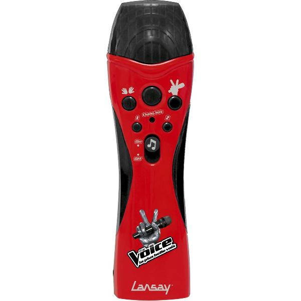 Lansay 17558 microfoon Rood, Zwart