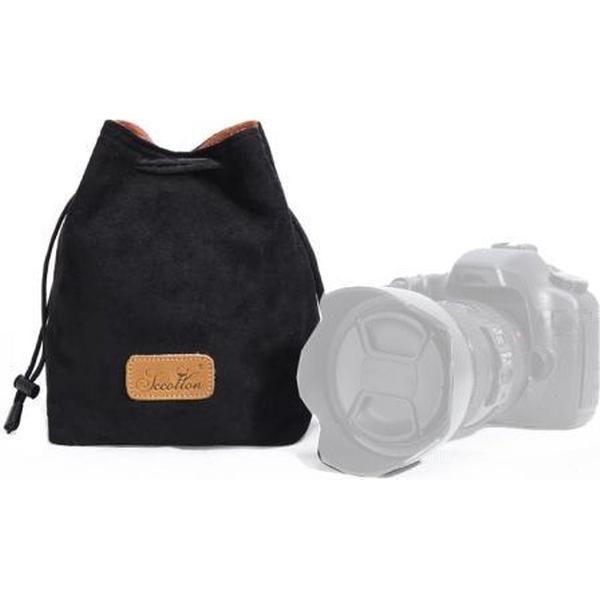 SCCOTTON Liner Schokbestendige digitale bescherming Draagbare SLR-lenstas Micro-enkele cameratas Vierkant Zwart L