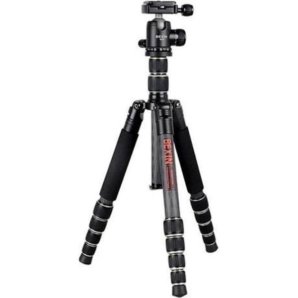 BEXIN BX255C K30 Draagbaar koolstofvezelstatief voor camera Dslr
