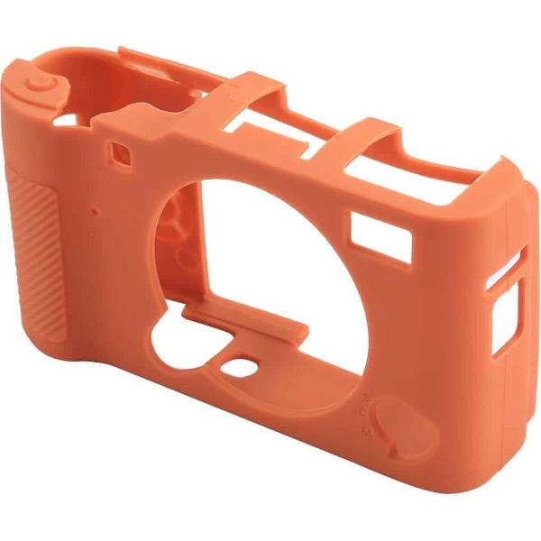 Zachte siliconen beschermhoes voor FUJIFILM X-A5 (oranje)