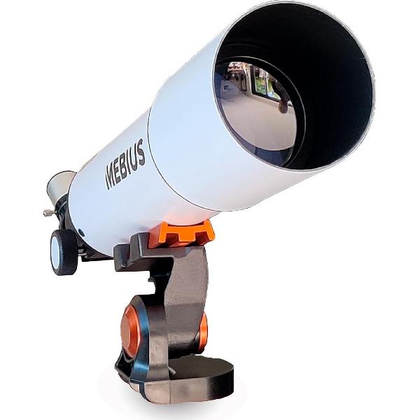 MEBIUS 80/500 Refractor Telescoop - 80/500mm - Sterrenkijker - Draagtas - Lenzentelescoop - Incl. Smartphonehouder