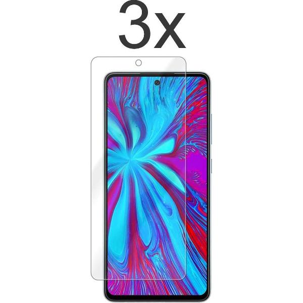 Samsung A42 Screenprotector - Samsung Galaxy A42 Screen Protector Glas - 3 stuks
