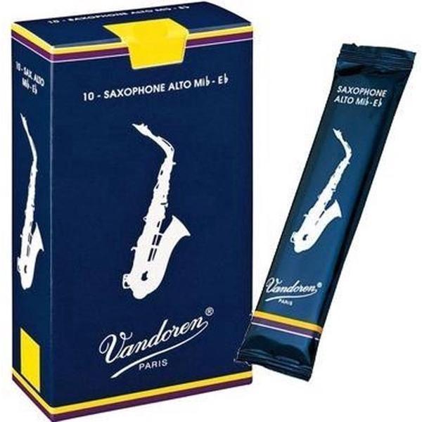 Losse Vandoren Alt Saxofoon Rietje - Dikte 2,5 - Mib-Eb - Per stuk Van Doren Rietjes