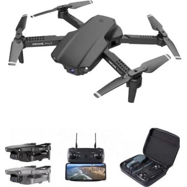 SDJ F99 Pro 2 Drone met 4k HD Camera met 2 accus - Drone met Camera voor Buiten/Binnen - Mini Drone - Drone voor Kinderen/Volwassenen - 40 Minuten Vliegtijd - Inclusief GRATIS Opbergtas & Accu