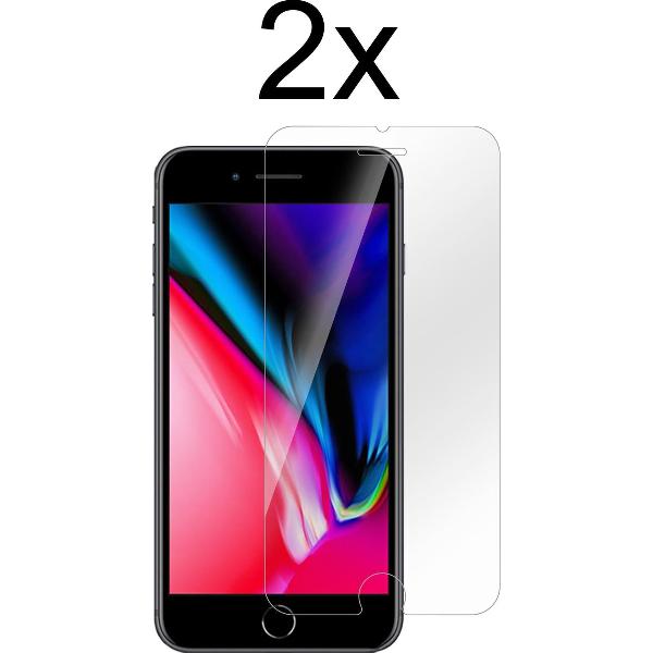iPhone 8 screenprotector - Beschermglas iphone SE 2020 screen protector - Screenprotector iphone 7 glas cover - iPhone 6/6S Screenprotector Glas - 2 stuks