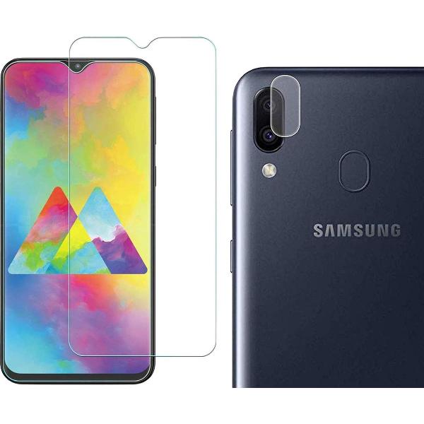Samsung M20 Screenprotector - Samsung Galaxy M20 Screen Protector Glas en Samsung M20 Screenprotector Camera