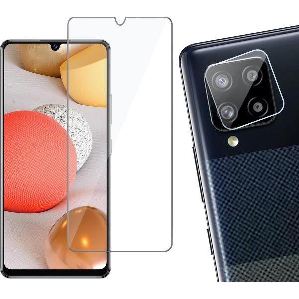 Samsung A42 Screenprotector - Samsung Galaxy A42 Screen Protector Glas en Samsung A42 Screenprotector Camera