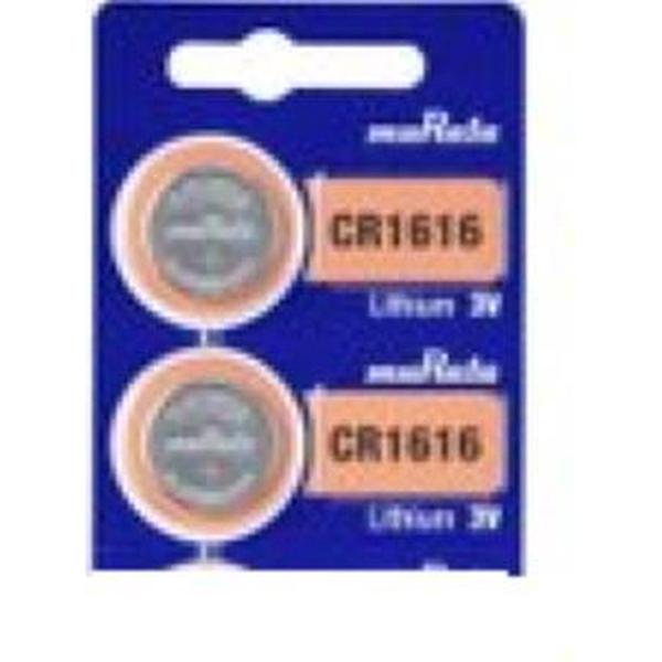 SONY / MURATA CR1616 lithium knoopcel 2 (twee) stuks