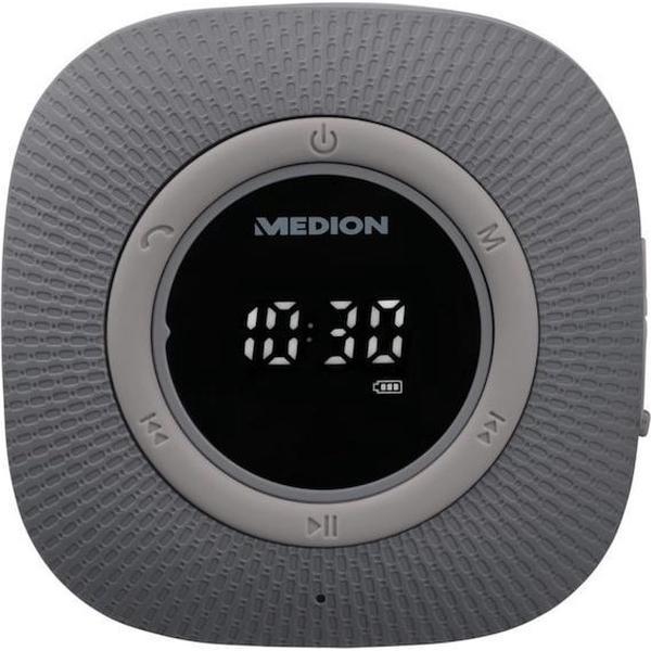 MEDION LIFE P66096 Doucheradio | LED-display | FM | IPX6 bescherming | Bluetooth 5.0 | 30 W uitgangsvermogen | Grijs