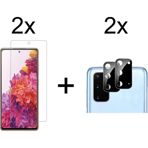 Beschermglas Samsung S20 FE Screenprotector 2 stuks - Samsung Galaxy S20 FE Screenprotector - Samsung S20 FE Screen Protector Camera - 2 stuks