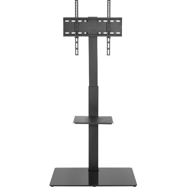 TV standaard - tv monitor statief beurs - draaibaar - hoogte verstelbaar 134 cm tot 146 cm