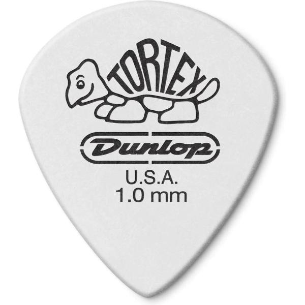 Dunlop White Jazz III Pick 1.00 mm 6-pack plectrum