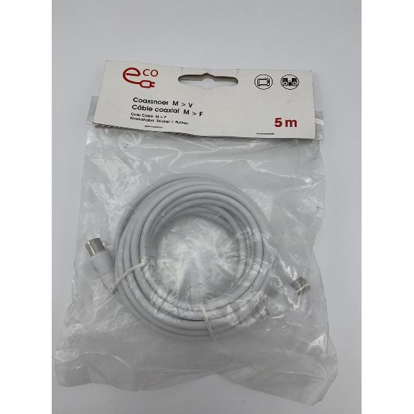 Coax verlengkabel 5 meter M > V