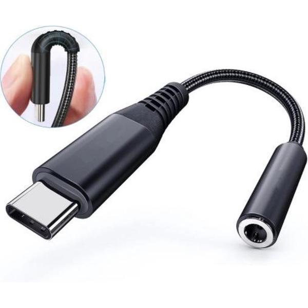 Originele zoomfoon Type C 3.5mm Jack Adapter Usb C To Aux Headphone Adapter Cord Audio kable for Pixel 4 3 2 XL iPad Pro Samsung Galaxy S21