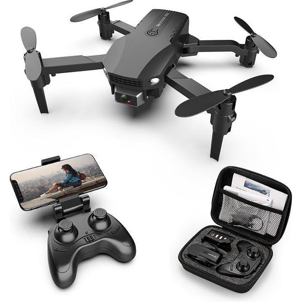 Xorizon XZ3 MINI Drone - 4K camera - Werkt met iOS en Android - Gratis App - Inclusief 2 accu's - Drone voor binnen