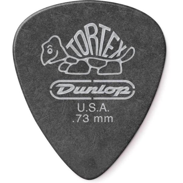 Dunlop Pitch Black Standard Pick 0.73 mm 6-pack plectrum