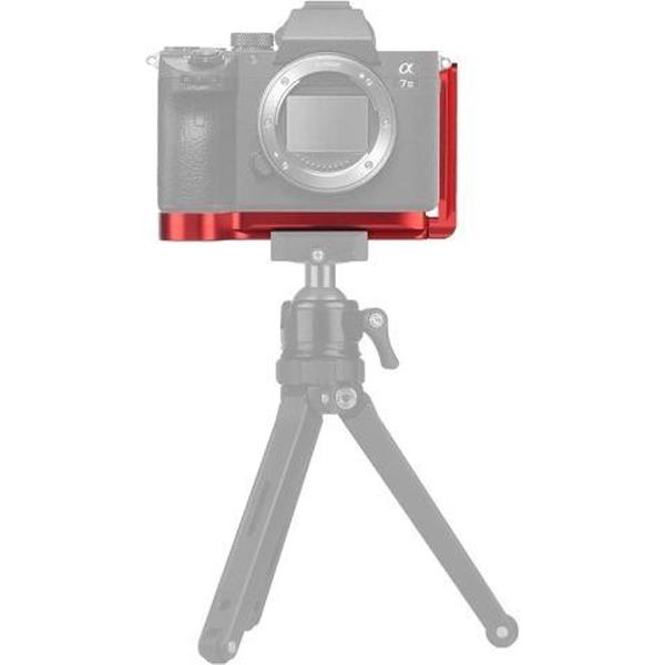 Camerahandvat Quick Release L Plate voor Sony A7III / A9 (rood)