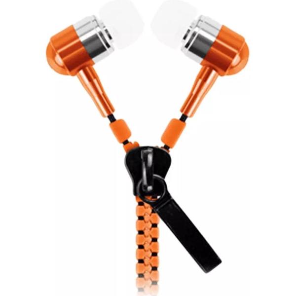 CHYI bedrade in-ear koptelefoon Mode gaming koptelefoon, creatieve handsfree sport koptelefoon met ritssluiting voor iPhone Huawei, Samsung, tablet.