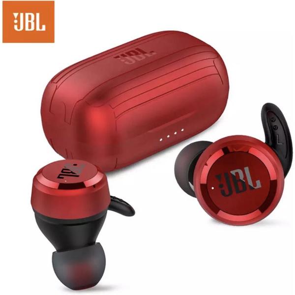 JBL T280 TWS - Volledig Draadloze Sport Oordopjes - Rood