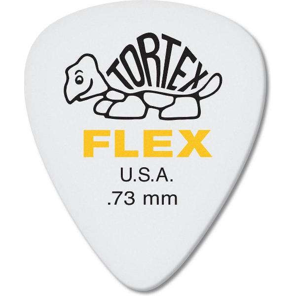 Dunlop Tortex Flex 0.73 mm Pick 6-Pack standaard plectrum