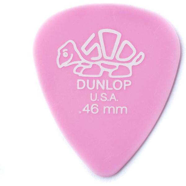 Dunlop Delrin 500 0.46 mm Pick 6-Pack standaard plectrum