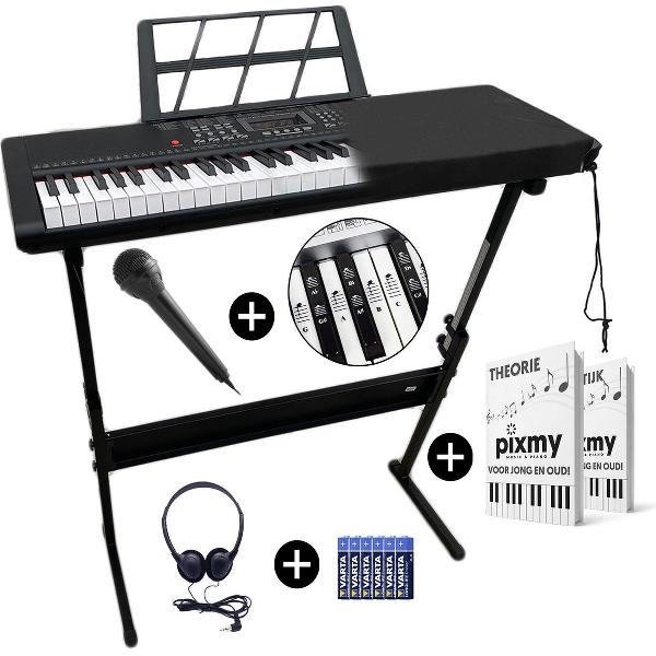 PIXMY - Piano Keyboard MP100 COMPLEET - Voor Jong en Oud - 61Keys - Digitale Piano - Keyboard Piano - Elektrische Piano - Elektronisch Orgel