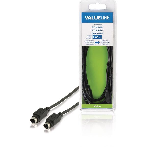 S-Video Cable S-Video Male - S-Video Male 2.00 m Black