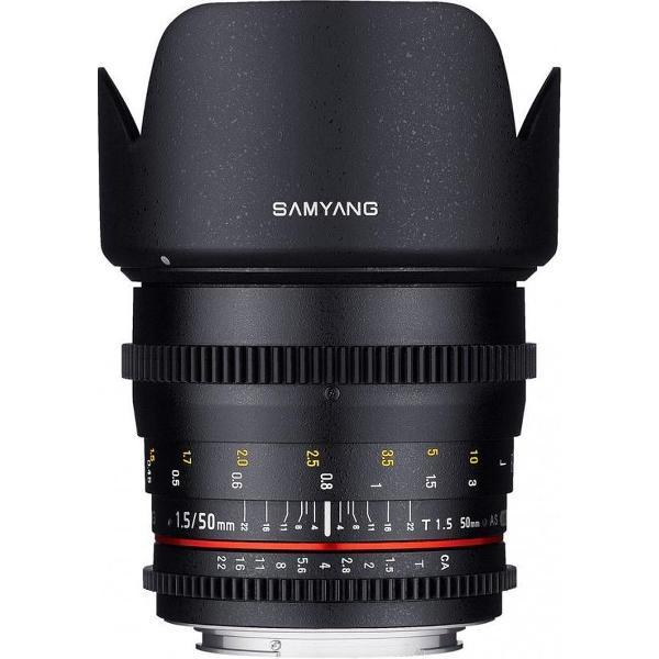 Samyang 50mm T1.5 Vdslr As Umc - Prime lens - geschikt voor Pentax Spiegelreflex