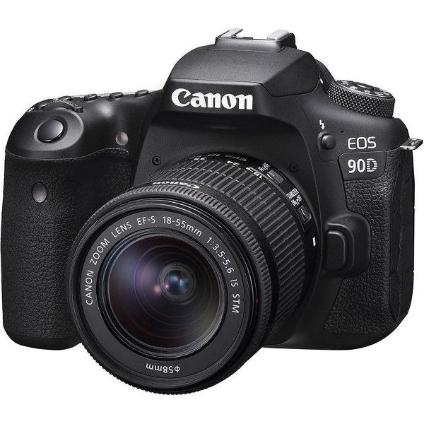 Canon EOS 90D + EF-S 18-55 IS STM - Zwart