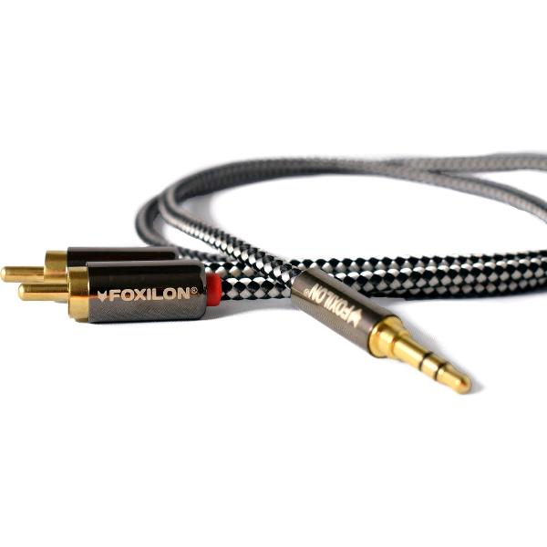 FOXILON HQ Jack naar Tulp Kabel 0,75m