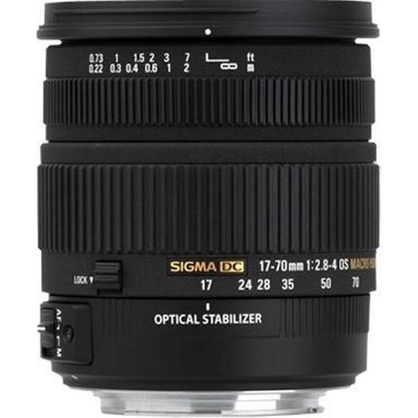 Sigma 17-70mm F2.8-4 DC Macro OS HSM Macrolens Zwart