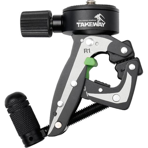 Takeway R1 Universeel Zwart, Wit tripod