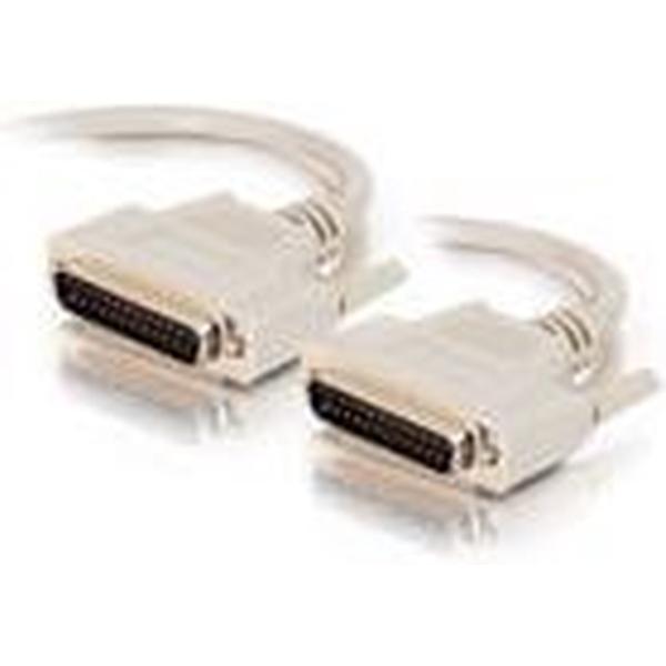 C2G 3m DB25 M/M Cable printerkabel Beige