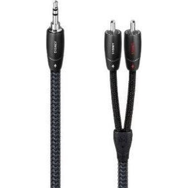 AudioQuest Sydney 3.5mm - 2xRCA 0,6m (mini jack naar tulp verloopkabel)