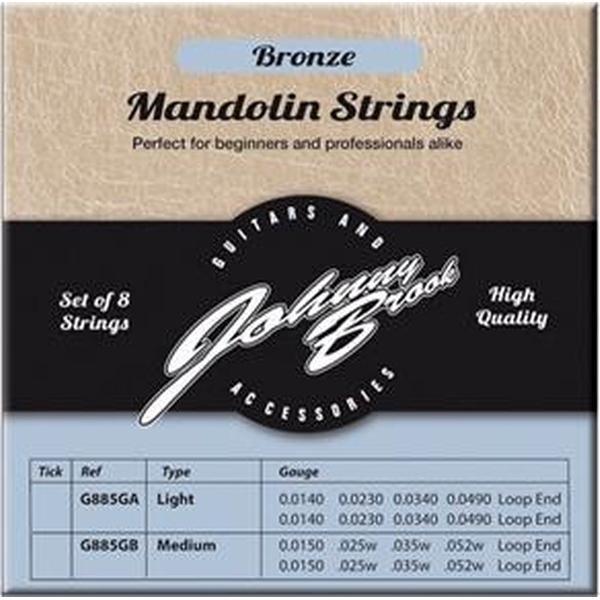 Set van 8 Bronzen Mandoline Snaren