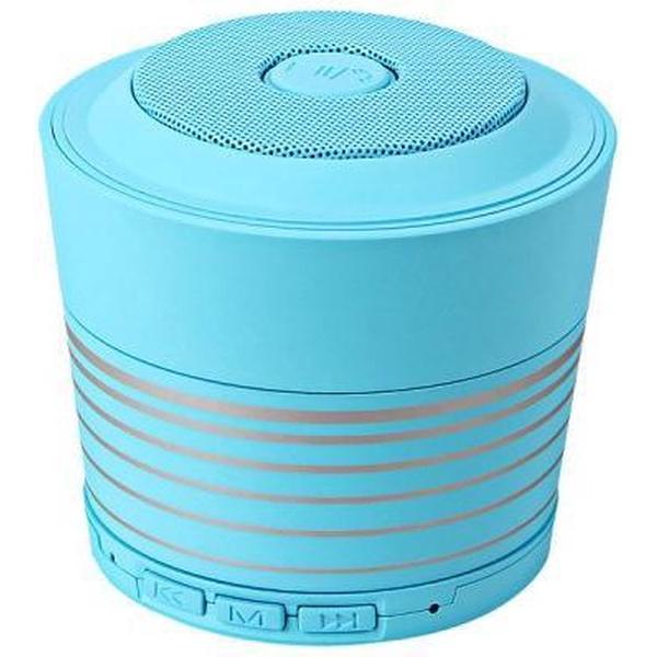 Bluetooth Stereo Speaker with FM Radio _ Blue